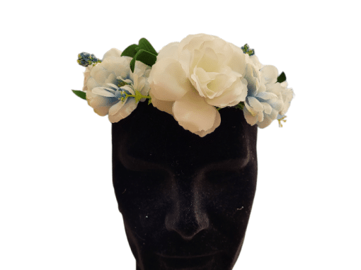 Tiara con flores silvestres
