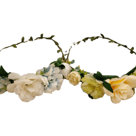 Tiara con flores silvestres
