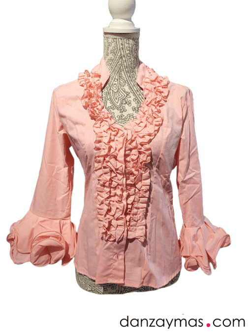 Camisa flamenca salmón