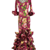 Traje de flamenca colorido