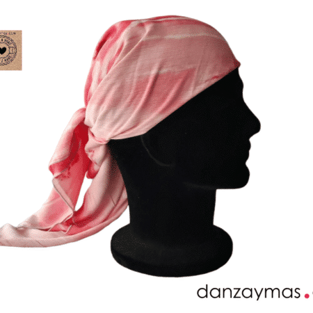 Pañuelo cabeza hombre rosa