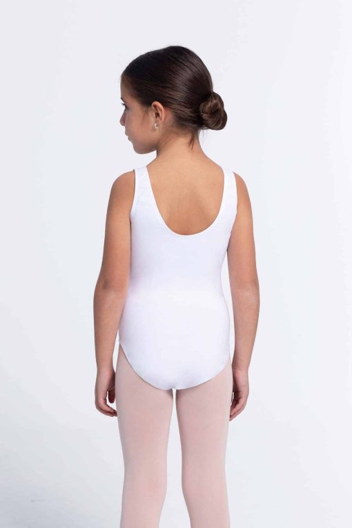 Maillot ballet blanco poliamida