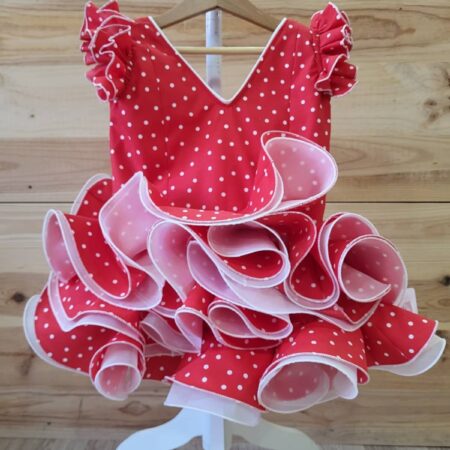 Traje flamenca niña con cancán