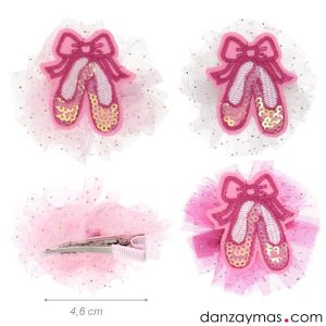 Horquillas con zapatillas de ballet