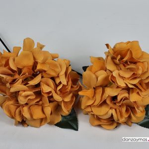 Flores flamencas mostaza