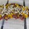 Peineta con flores preservadas