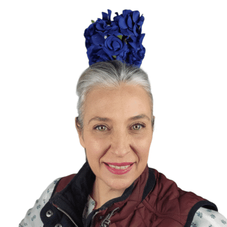 Ramillete azulón flamenco