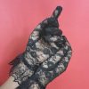 Guantes de Manola de blonda negros