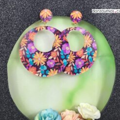 Aros de flamenca floreados