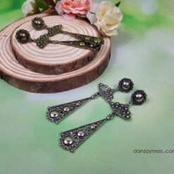 Pendientes flamencos abanicos