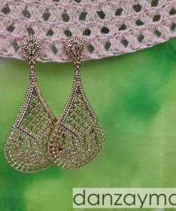 Pendientes de feria dorados