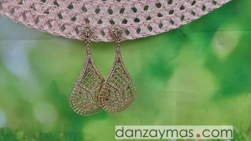 Pendientes de feria dorados