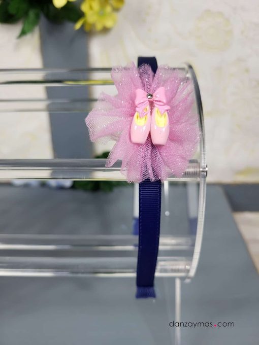 Diadema con zapatillas de ballet