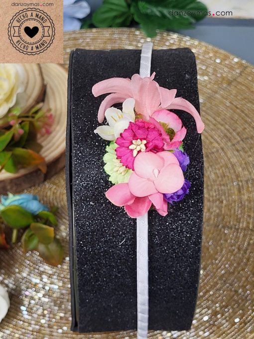 Diadema traje regional flores