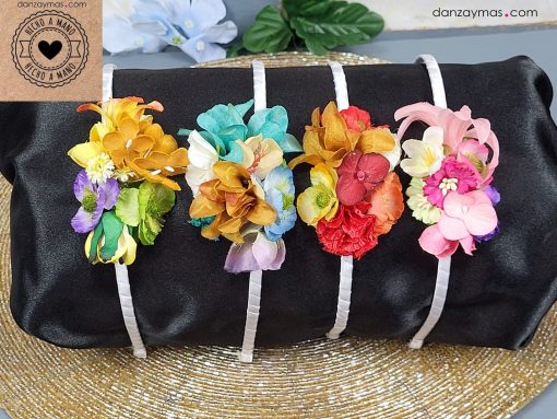 Diadema traje regional flores