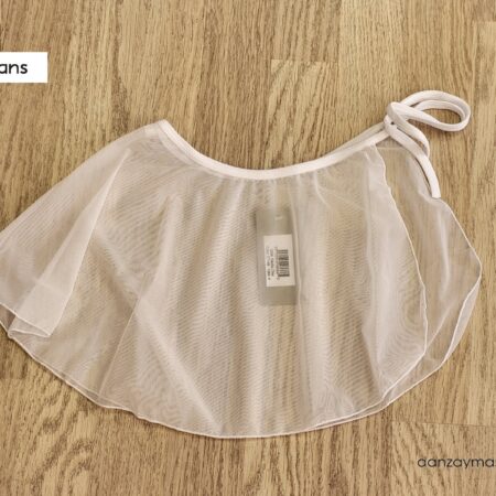Falda ballet blanca atada
