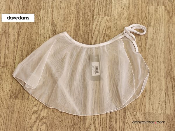 Falda ballet blanca atada