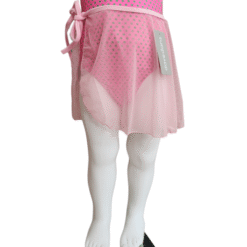 Falda ballet rosa atada