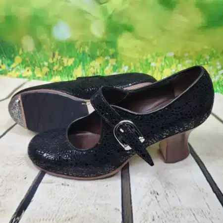 Zapatos flamencos profesionales negros