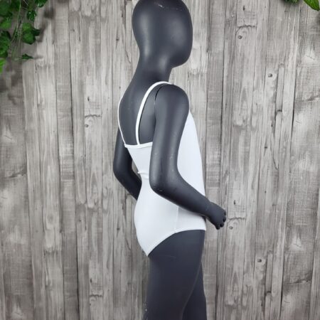 Maillot ballet blanco tirante fino
