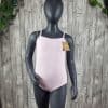 Maillot ballet rosa tirante