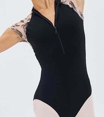 Maillot ballet cremallera tul