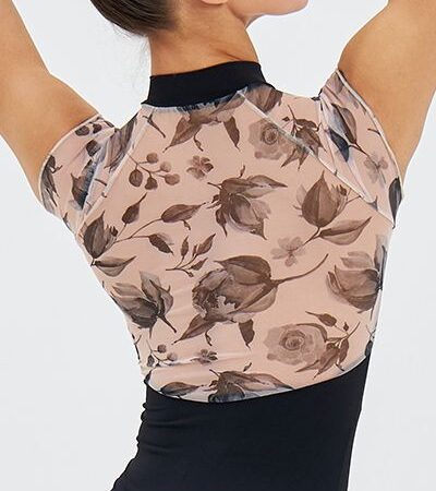 Maillot ballet cremallera tul
