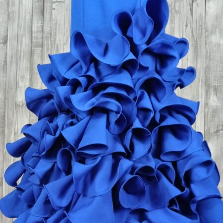 Falda para feria azul