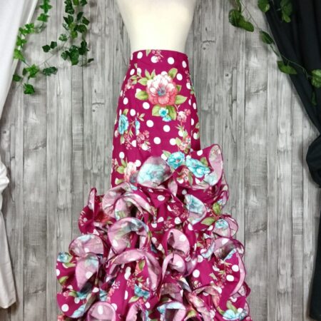 Falda flamenca buganvilia