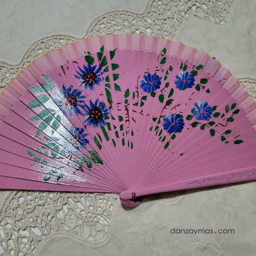 Abanico pequeño con flores