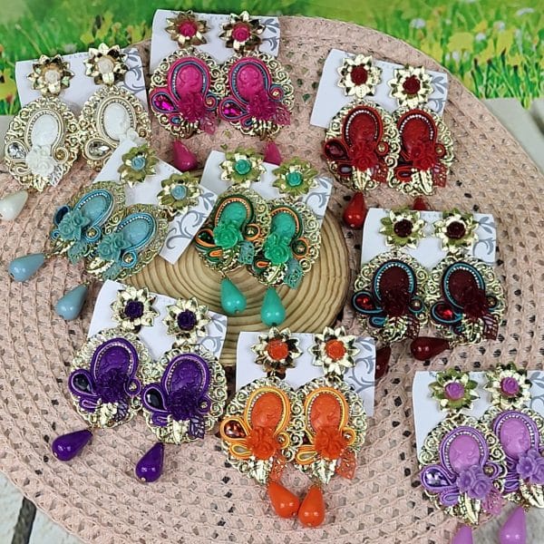 Pendientes de macramé