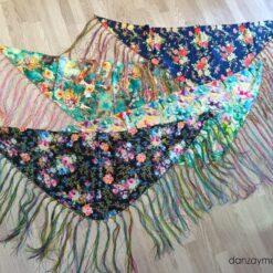 Mantoncillo flamenco estampado