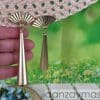 Pendientes de flamenca gota abanico