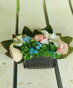 Tocados de flores para el pelo grandes