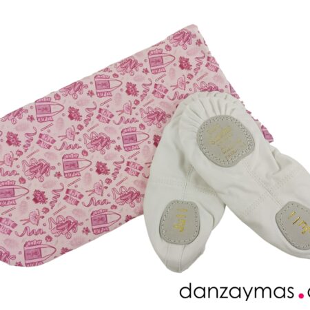 Bolsa fucsia para zapatillas de ballet
