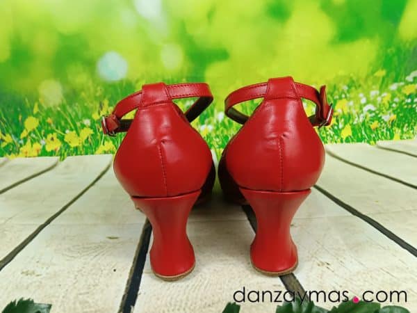 Zapatos de flamenca rojos