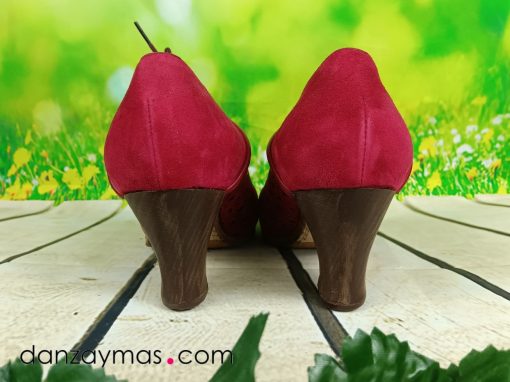 Zapatos de flamenca con cordón