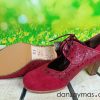 Zapatos de flamenca con cordón