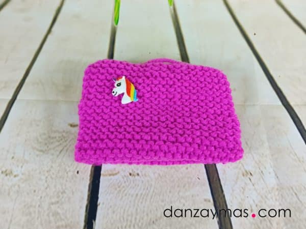 Funda de castañuelas unicornio