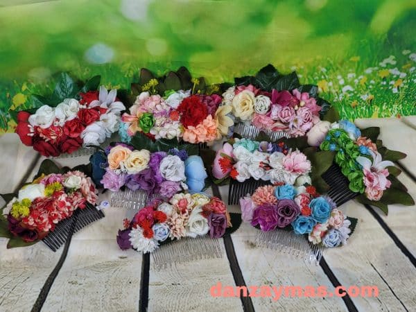 Tocados de flores para el pelo grandes