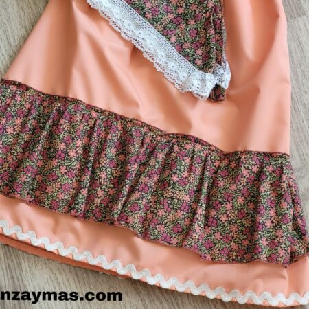 Zagalejo niña salmón con pañoleta