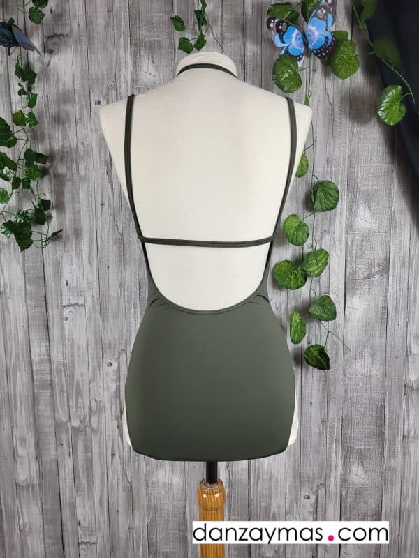 Maillot ballet verde Davedans