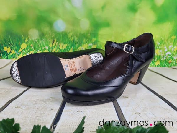 Zapatos flamencos profesionales negros