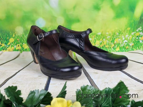 Zapatos flamencos profesionales negros