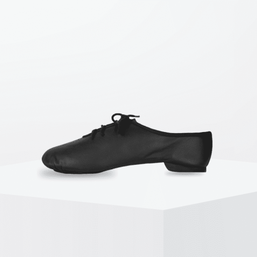 Zapato folclore negro con cordón