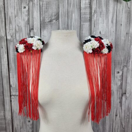 Hombreras flamencas con flecos