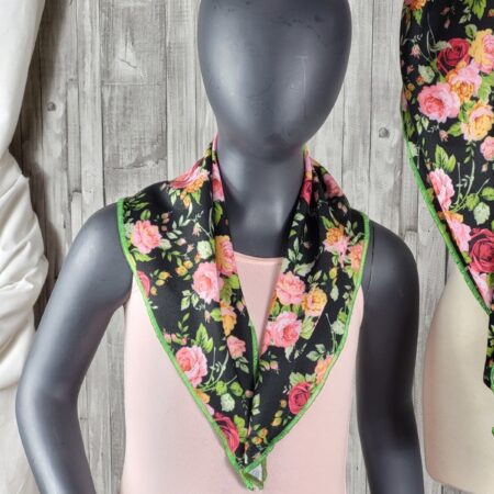 Mantoncillos de flores sin flecos