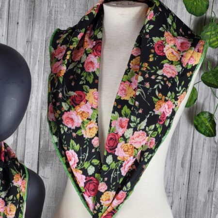 Mantoncillos de flores sin flecos