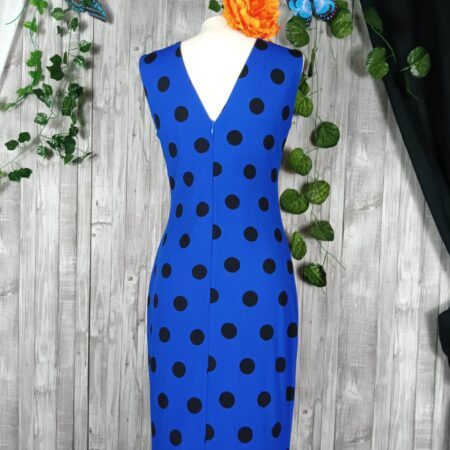 Traje de flamenca negro azul
