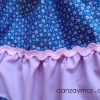 Zagalejo bebe azul con flores